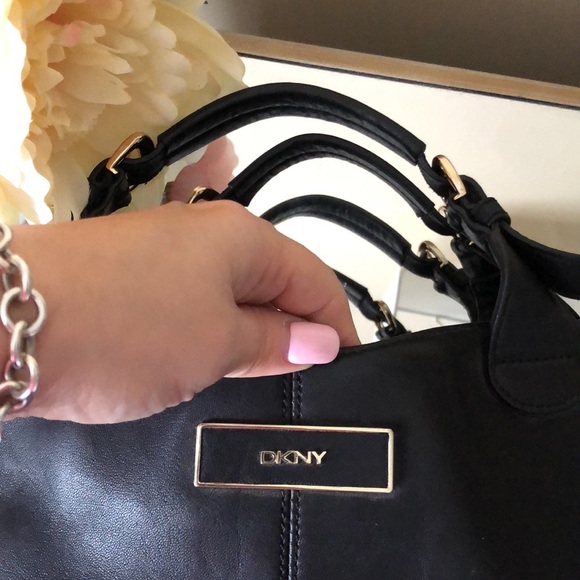 DKNY Black Soft Nappa Leather Hobo Bag - Picture 2 of 8